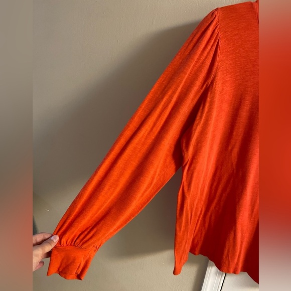 Torrid super soft slub jersey crewneck top orange 2X - Picture 4 of 5